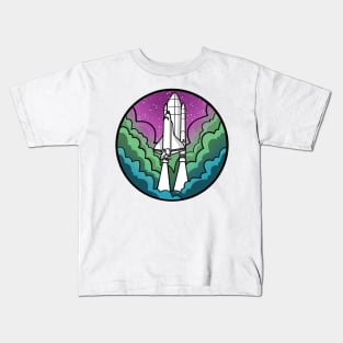 Polysexual Pride Rocket Kids T-Shirt